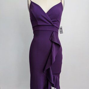 NWT Bombshell purple wiggle dress